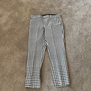 Banana republic black and white Ryan pant